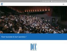Tablet Screenshot of dcconferences.com.au